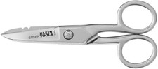 2100-9 Stainless Steel Electrician Scissors, Made in USA, 5.25-Inch Free-Fall Ha