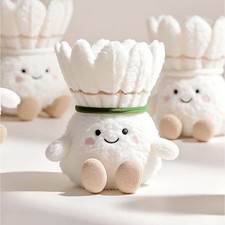 8cm badminton plush stuffed toy backpack pendant with keychain bead chain gift