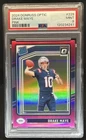 2024 Panini Donruss Optic Drake Maye Pink Rated Rookie #229 Patriots PSA 9