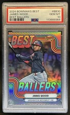 2024 Bowman's Best James Wood Ballers #BB-30 Nationals PSA 10 GEM MINT