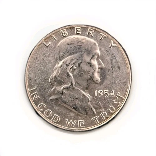 Choice Unc 1954 P Franklin Half Dollar Gem BU Full Bell Lines