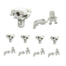 Car Door Lock Rod Clips, Tailgate Handle Rod Clip Fits 5/32" Rod, Door 10 PCS