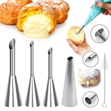 4 Pack Icing Piping Nozzles Tips Cake Sugarcraft Pastry Decor Baking Tools Kits