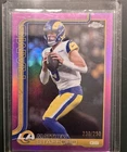 2025 Topps Chrome Matthew Stafford Purple Refractor (RAW)