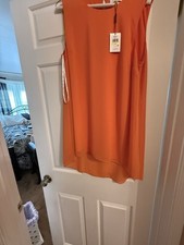 Woman Calvin Klien Hi Low Sheer W/ Lining. Sale Half Price+reduced Shipping