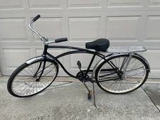 1962 Schwinn Black and Silver Coaster Bike 