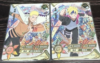 Naruto & Boruto Promo SCR Kayou Official Naruto Card TCG Set NR-SCR-001 & 002