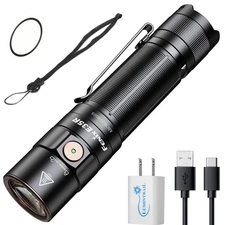 Fenix E35R EDC Flashlight, 3100 Lumens USB Rechargeable LED with 5100 mAh