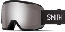 SMITH Optics Squad Winter Snowboard Goggles, Black Chromapop Sun Platinum Mirror