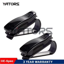 2Pcs Car Sun Visor Sunglasses Holder Clip Decorative Ticket Holder for Most Cars