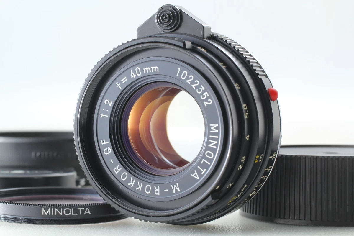 Minolta M Rokkor 40mm F2 for sale - eBay