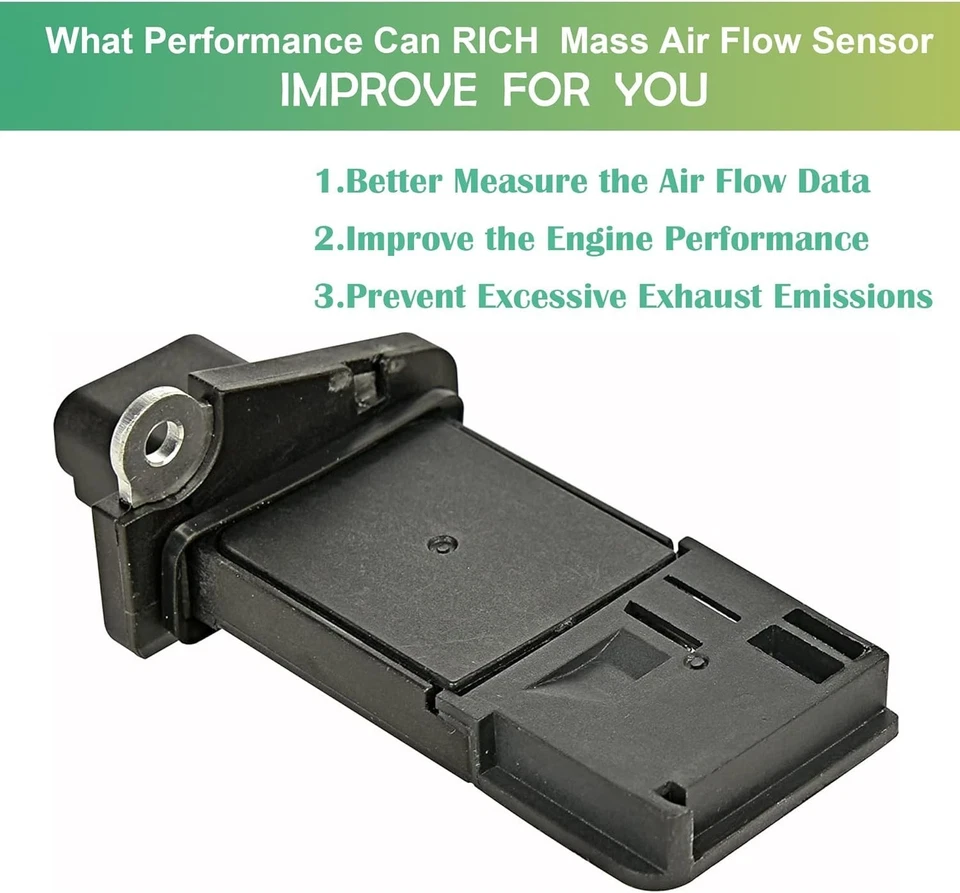 "Rich Mass Air Flow Sensor MAF Sensor Compatible with Ford Escape Expedition Exp - Изображение 3 из 4