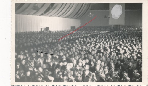 Nr.23174 Weidinger Foto PK Linz a.d.D. Partei Versammlung braune Zeit O.Ö.