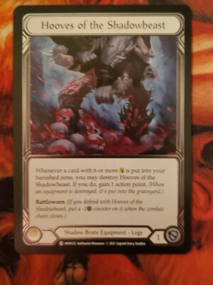 Monarch 1st Edition Cold Foil, Hooves Of The Shadow Beast, Near Mint