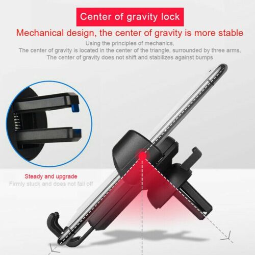 Universal Gravity Car Mount - Air Vent Sturdy Cell Phone Stand Cradle for Mobile - Picture 8 of 17