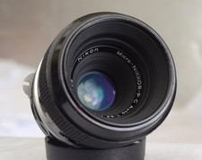 Objetivo Micro Nikkor Nikon 55mm 3.5 PC EX++. El PC micro Nikkor es uno de los mejores