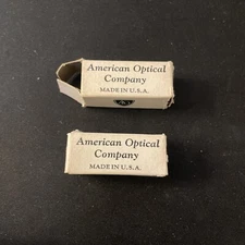 TWO American Optical Company Bulb No. 11511