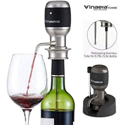 Vinaera Classic MV62 Electric Wine Aerator With Base
