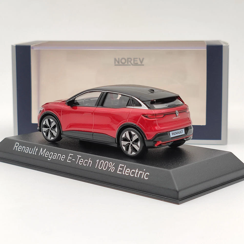 1/43 Norev Renault Megane E-Tech 100% Electric 2022 Red Diecast Models Car