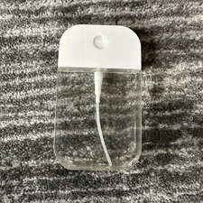 Portable Refillable Perfume Spray Bottle Travel White Cosmetic Sanitizer 45ml