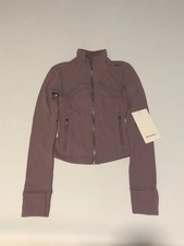 NEW LULULEMON Define Cropped Jacket Nulu 0 Lavender Lux Mirror Silver