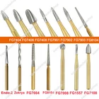 10 Pcs Dental Carbide Trimming & Finishing Burs FG7404/7406/7408/7901/7902/7903