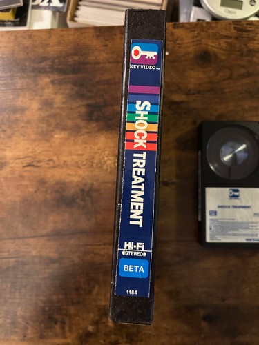 Shock Treatment - Beta Betamax Tape (1981) Not VHS Erol's Video Cutbox - Imagen 5 de 6