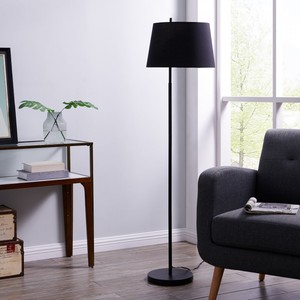 Porch And Den Shea Modern Contemporary Black Metal Floor Lamp Ebay
