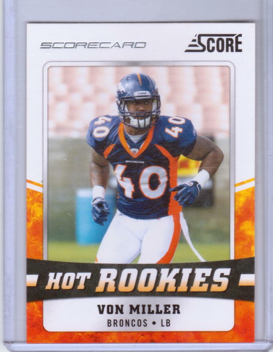 Von Miller Score Hot Rookies #30 Scorecard