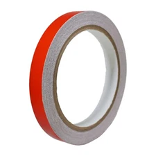 Red Engineer Grade Retro Reflective Pinstripe Tape: 1/2 in. x 30 ft.