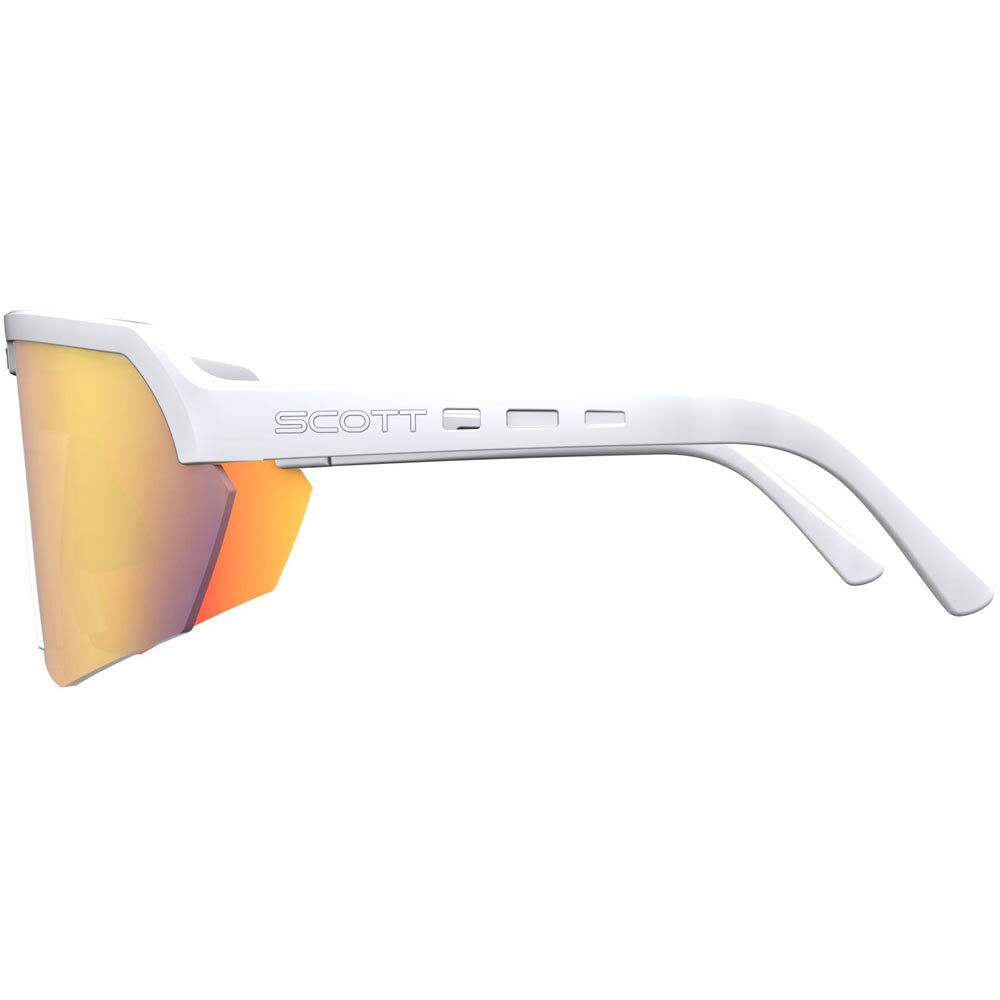 Scott Sport Shield Sunglasses Medium/Large Fit Matte White Scott Sport Shield Sunglasses Medium/Large Fit Matte White