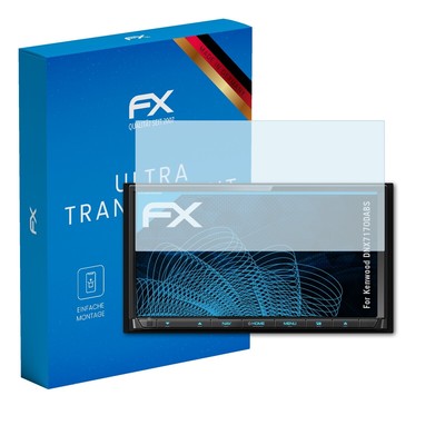 atFoliX 2x Displayschutzfolie für Kenwood DNX7170DABS Schutzfolie klar Folie