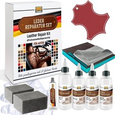 Leder Reparatur Set M-Benz Nappa berryrot-Lederfarbe f&uuml;r Leder. Kit.
