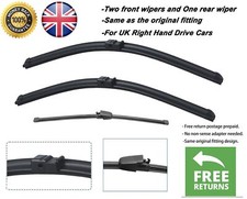 For VW Golf Plus 2005-2009 Front and Rear Windscreen Wipers 28"28"13"