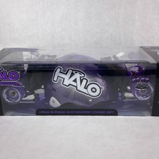 HALO Penny Casco de Monopatín Rodilleras Coderas Elevarse por encima Conjunto Combo Completo Abec7