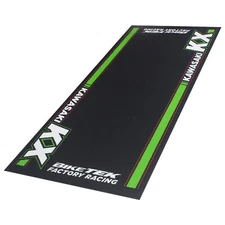 BikeTek Kawasaki KX Series 5 Motorcycle Garage Mat /Workshop mat (190 x 80 cm)