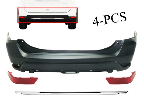 Front Lower Chrome Bumper Trim For 2017-2020 Nissan Rogue – Direct Fit, Bolt-On, 62072-6FL0A