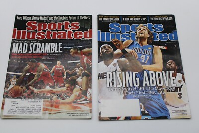 Sports Illustrated Magazines, lot of 2, May 30, June 20, 2011 Dirk, Lebron James