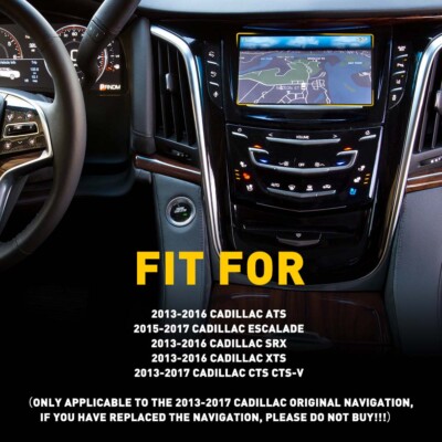 Pantalla Táctil CUE Para Cadillac ATS SRX XTS 2013-2016 - Display LCD Claro, Reemplazo Directo, Negro