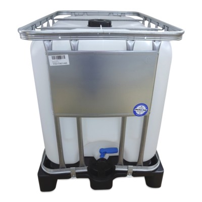 600 L IBC Container Wassertank Regenwasserbehälter natur + Ausgießer NEUWARE