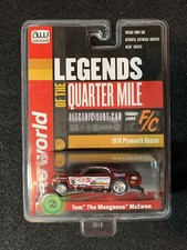 MOC RED CHROME AW Tom McEwen Mongoose 1970 Plymouth Duster Legends HO Slot Car