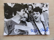Matthew Broderick "Ferris Macht Blau" autograph signed 13x18 cm press picture B/W