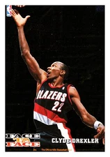 1993-94 Hoops #FTF4 Jim Jackson / Clyde Drexler Face to Face