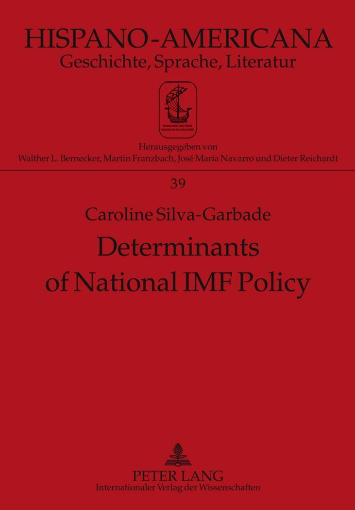 Thumbnail - Caroline Silva-garbade | Determinants Of National Imf Policy | Buch |