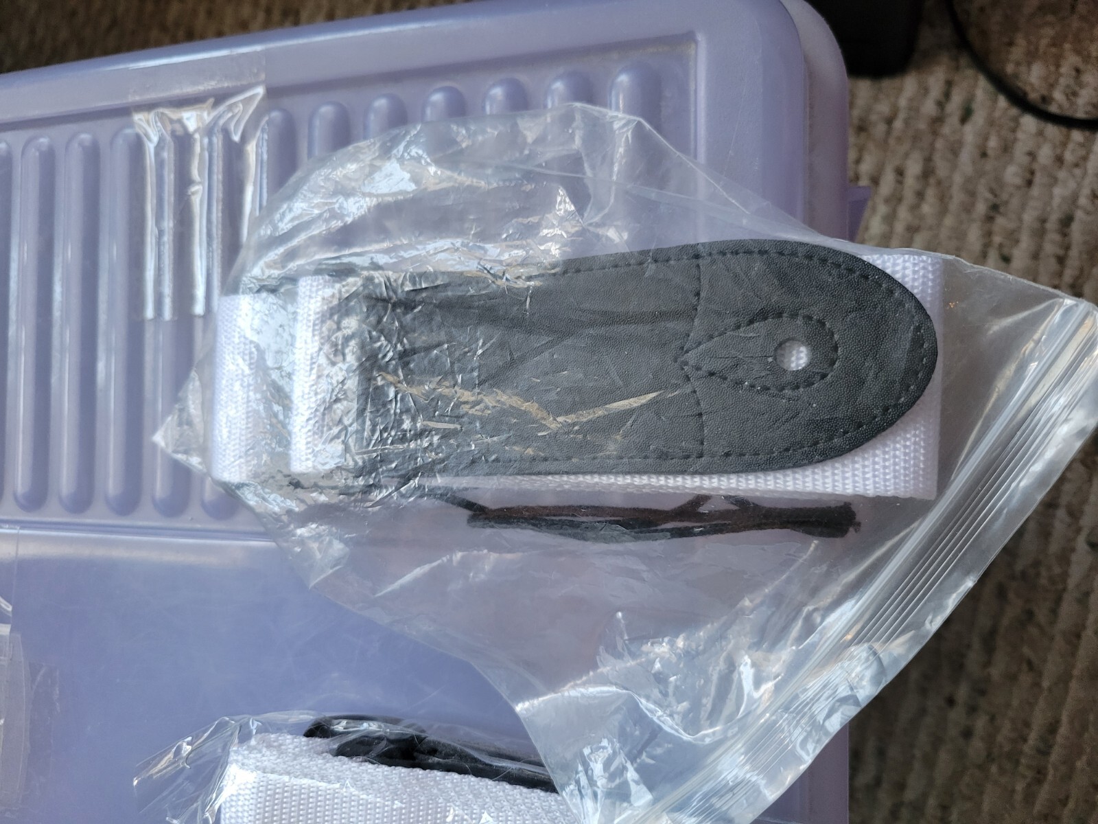 McCartney White Nylon Adjustable Guitar Straps eBay