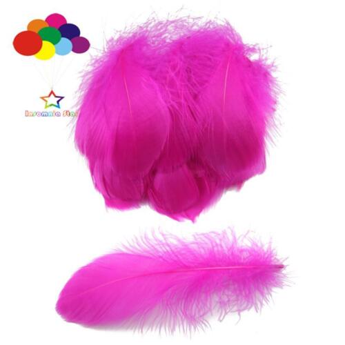 Diy 100 Pcs/Lot Colourful Goose feather 4-7cm 1-2 Inch Stage Props Dream Catcher - Picture 84 of 138