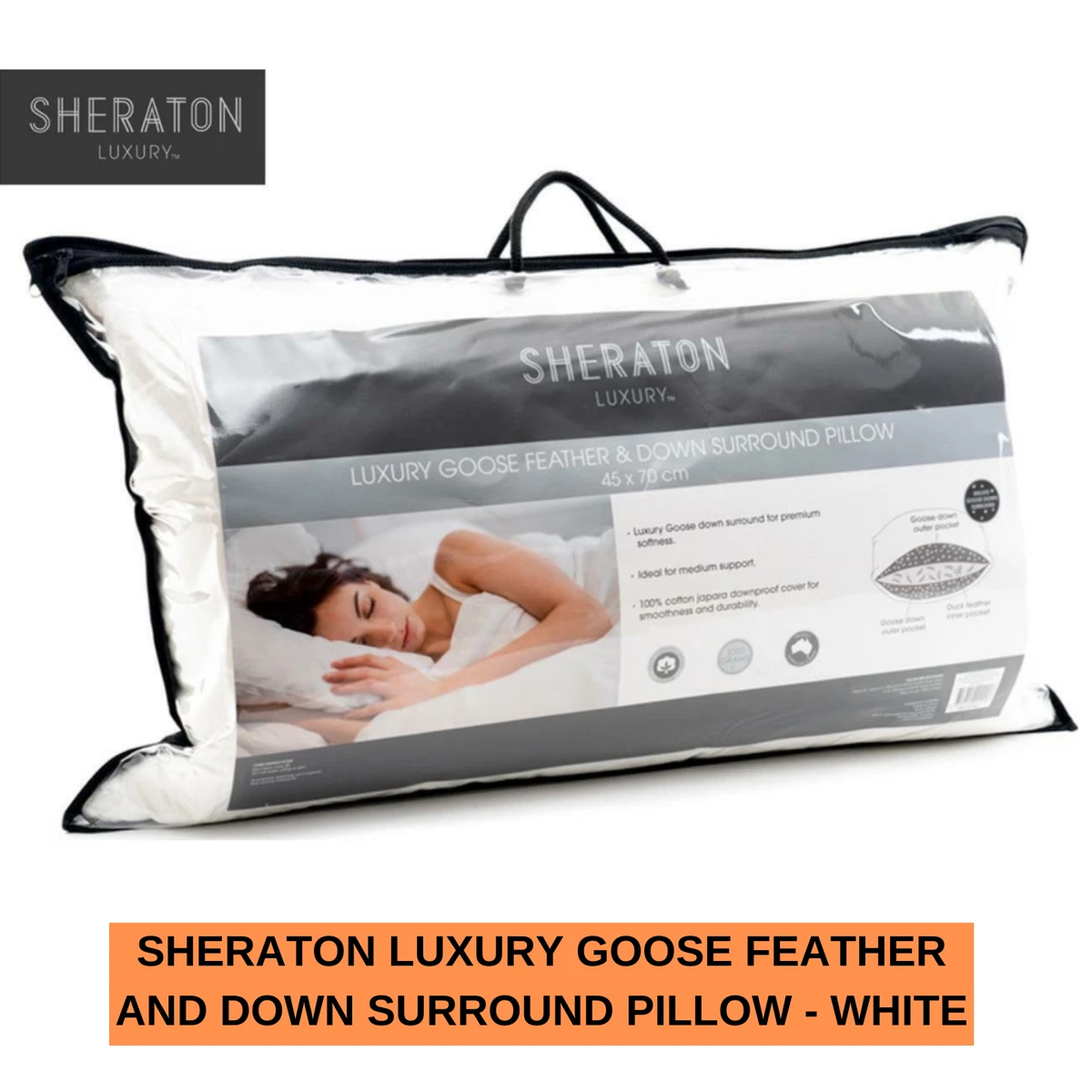 Sheraton feather and down pillow sales