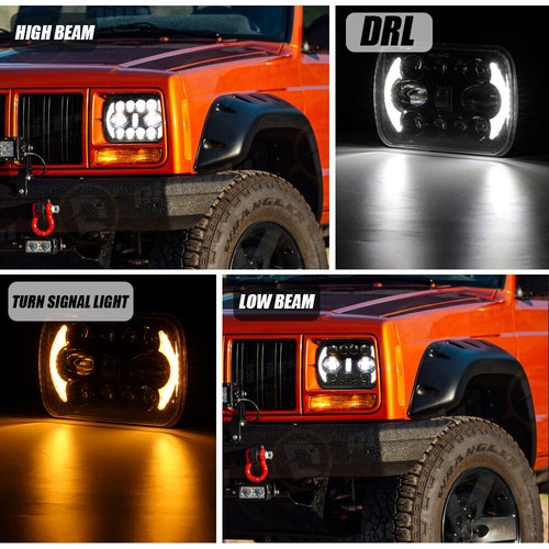 Faro LED DRL 5x7" 7x6" para camioneta Toyota 1982-1995 Tacoma 4Runner 1984-1991 - Imagen 5 de 12