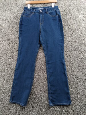 NEW Women's No Boundries Mid Rise Bootcut Blue Jeans Size 15 Denim Stretch *
