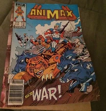 Animax Comic Book #2 (Feb 1987, Marvel) Used & Bent Up - READER COPY